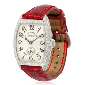 Franck Muller Cintree Curvex 1750 S6 D Women's Watch in 18kt White Gold